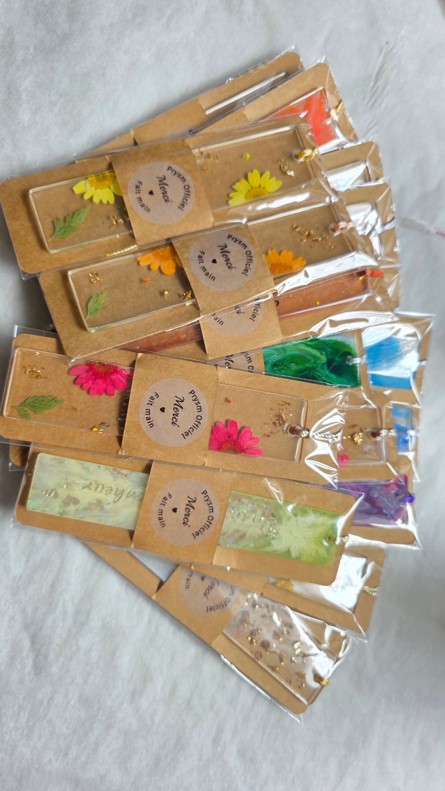 Ensemble bijoux lecture – Marque-page fleuri + Bague de lecture assortie