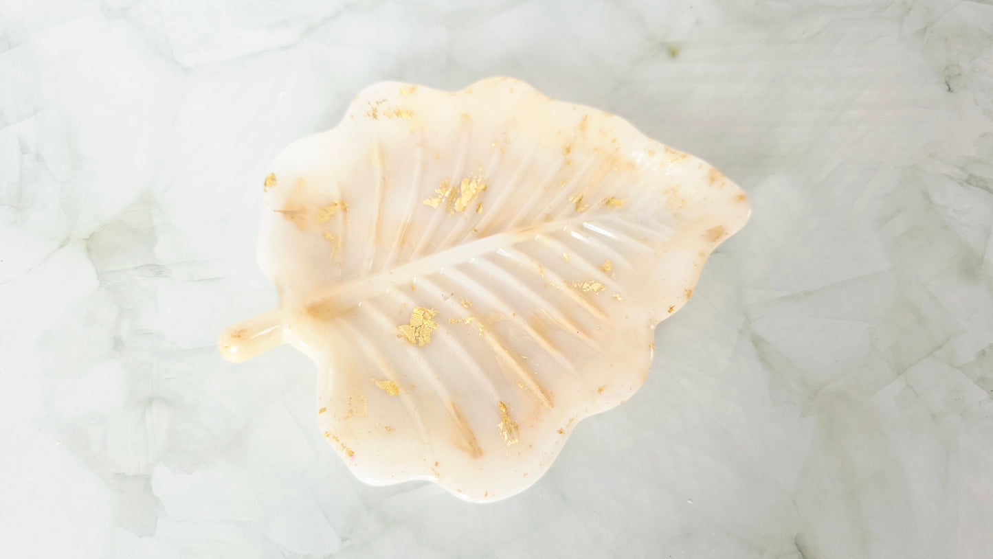 Vide-poche ou porte savon feuille multi-usages – Porte-savon & repose-bijoux