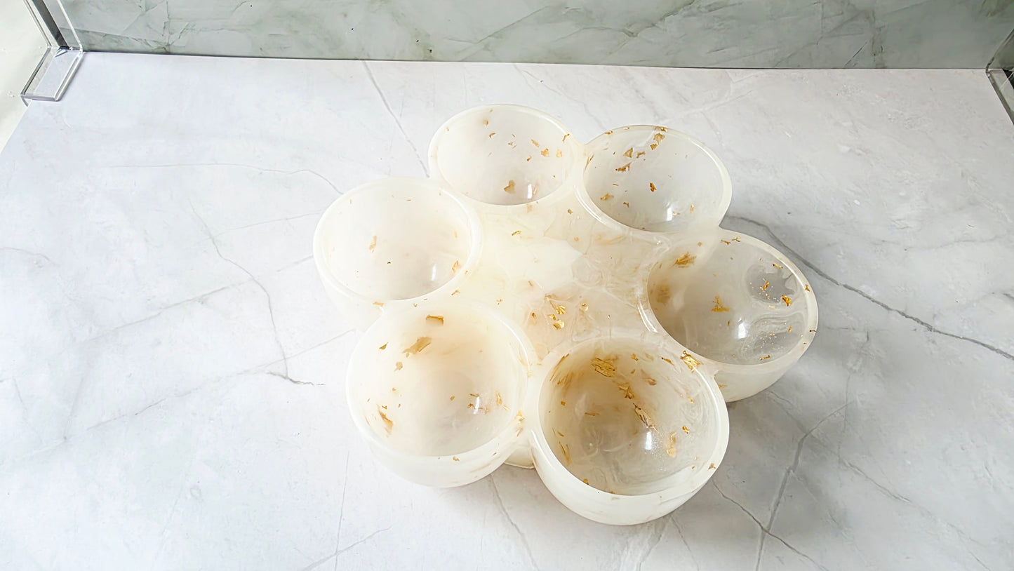 Support à œufs rond en résine – Pratique & décoratif