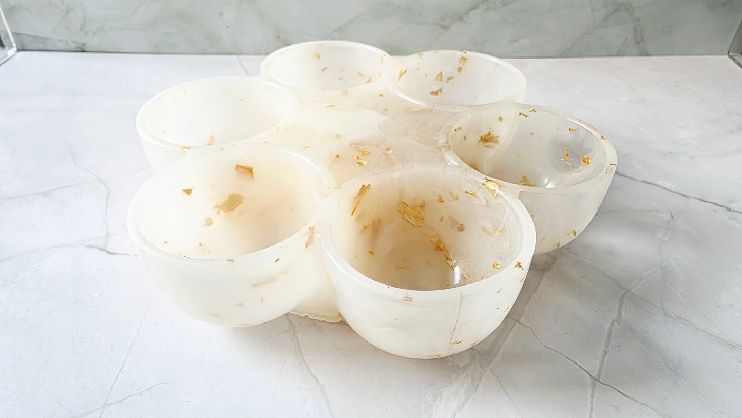 Support à œufs rond en résine – Pratique & décoratif