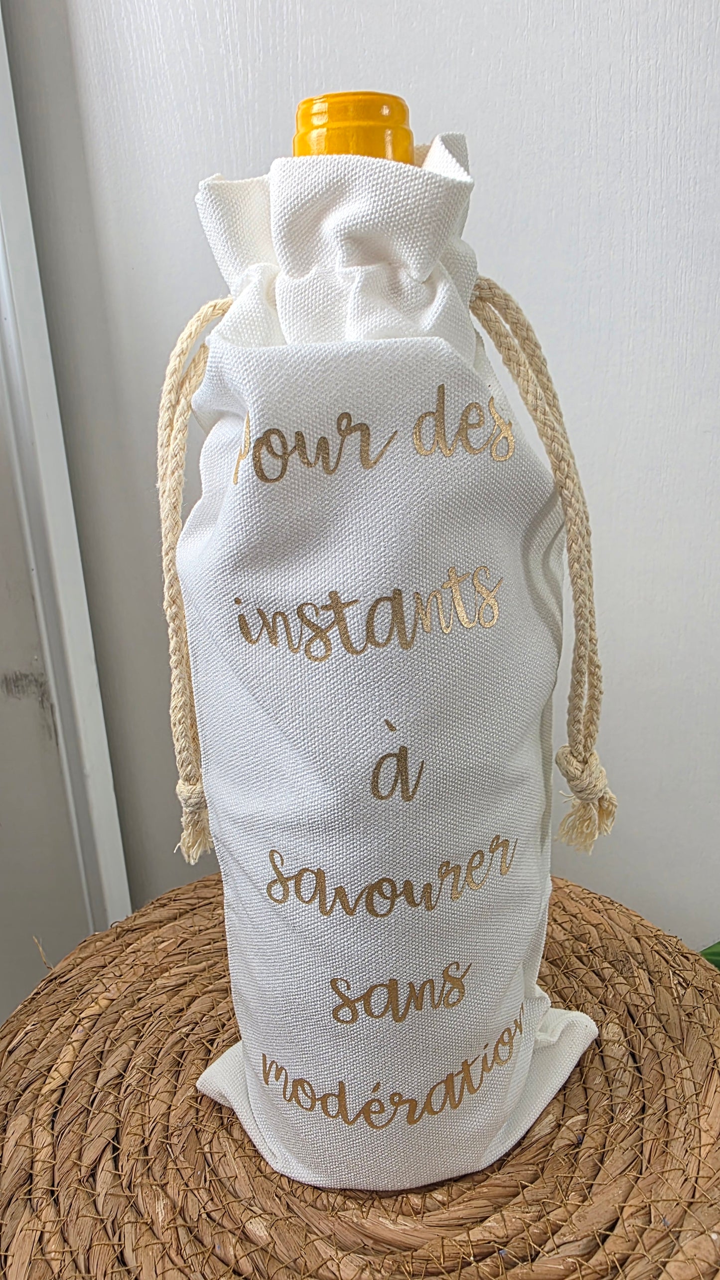 Sac à bouteille en toile