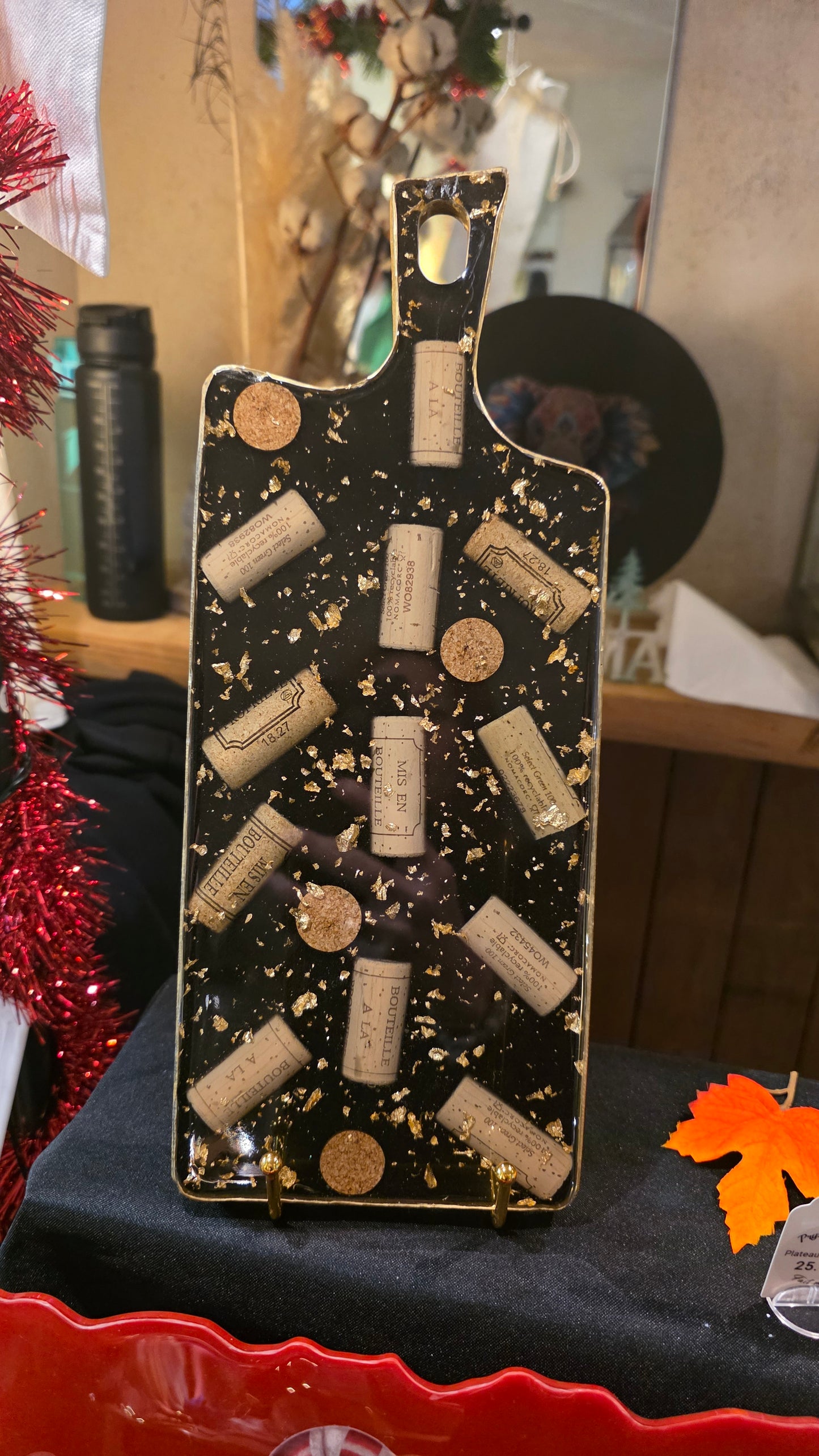 Planche à découper - plateau de service - bouchon de liège