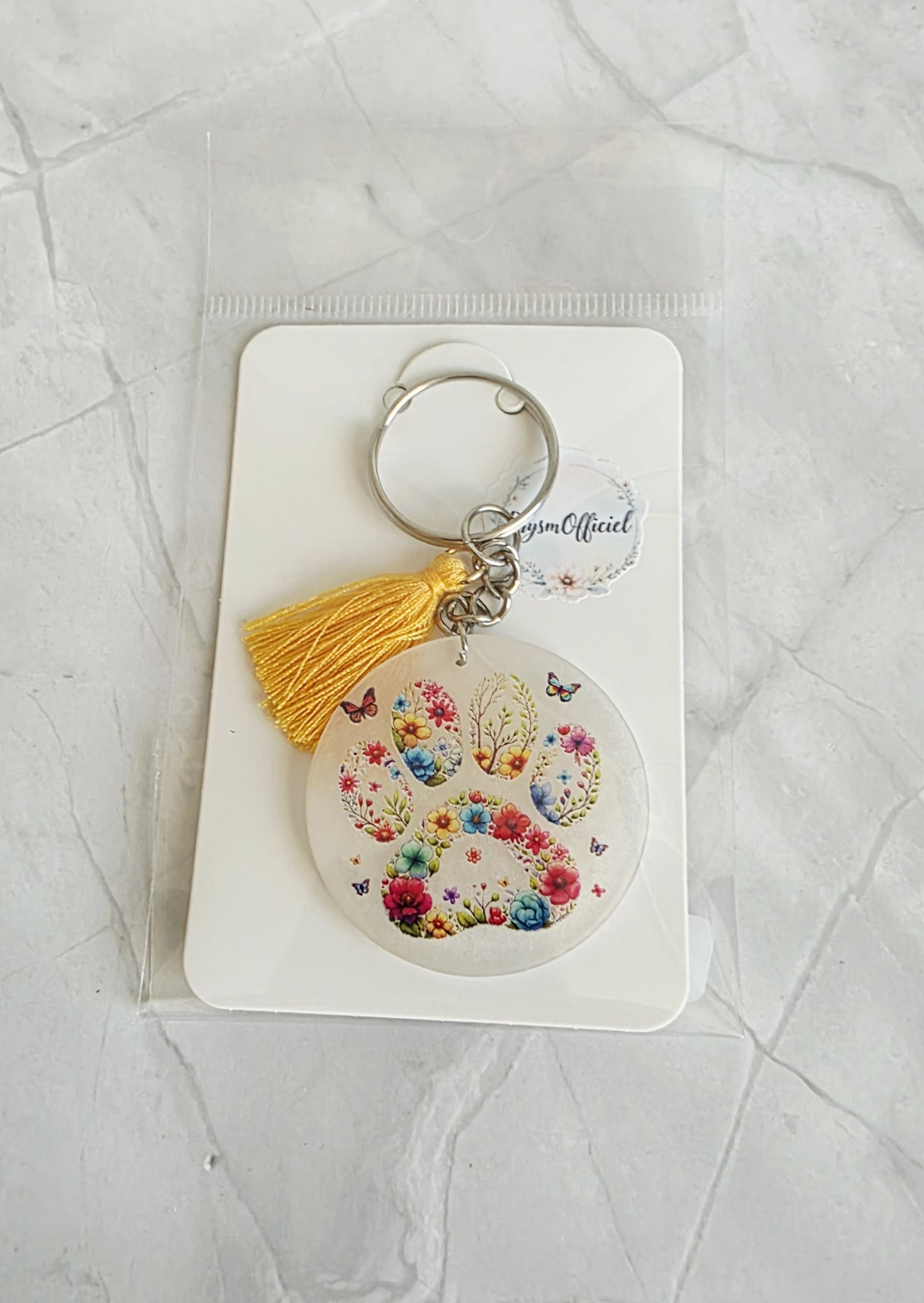 Porte clés – collection empreinte animal de compagnie