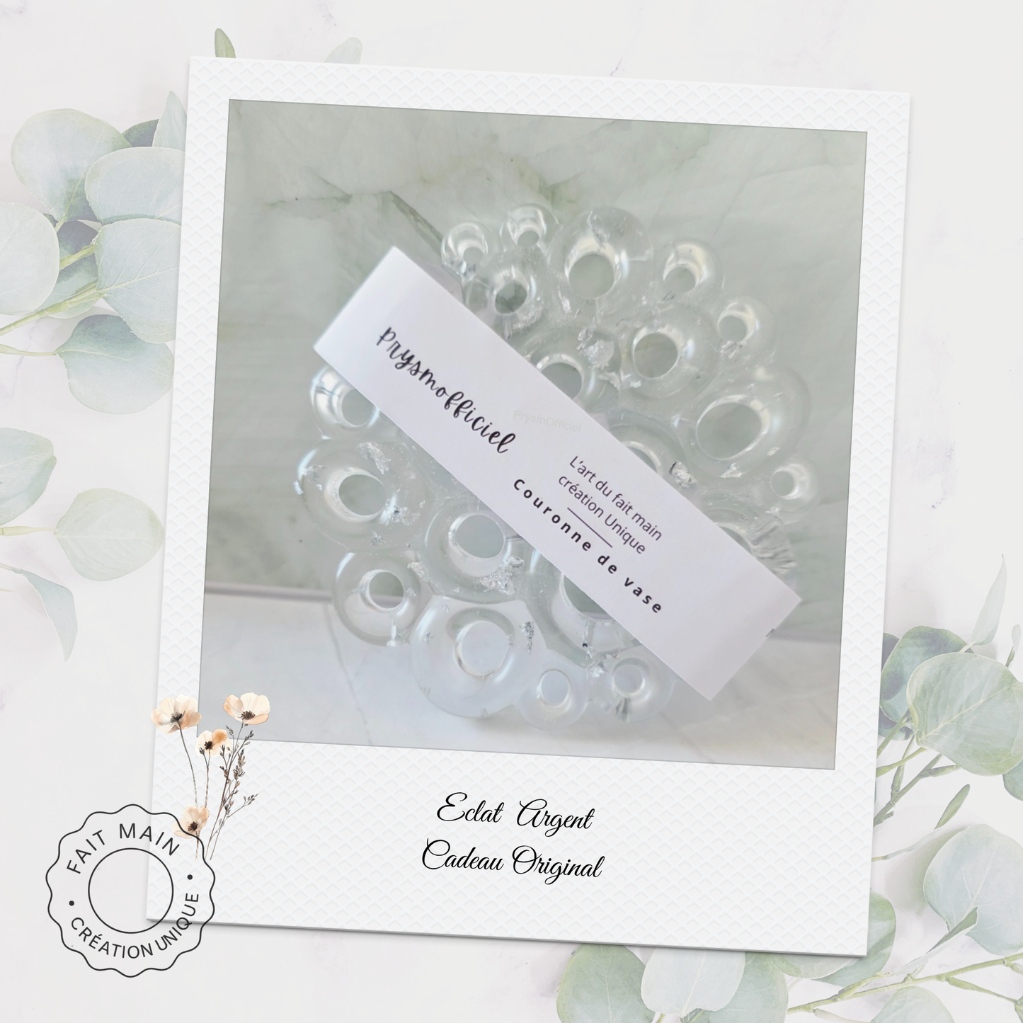 Couronne de vase pour maintenir vos bouquets – Accessoire pratique & deco pour fleurs