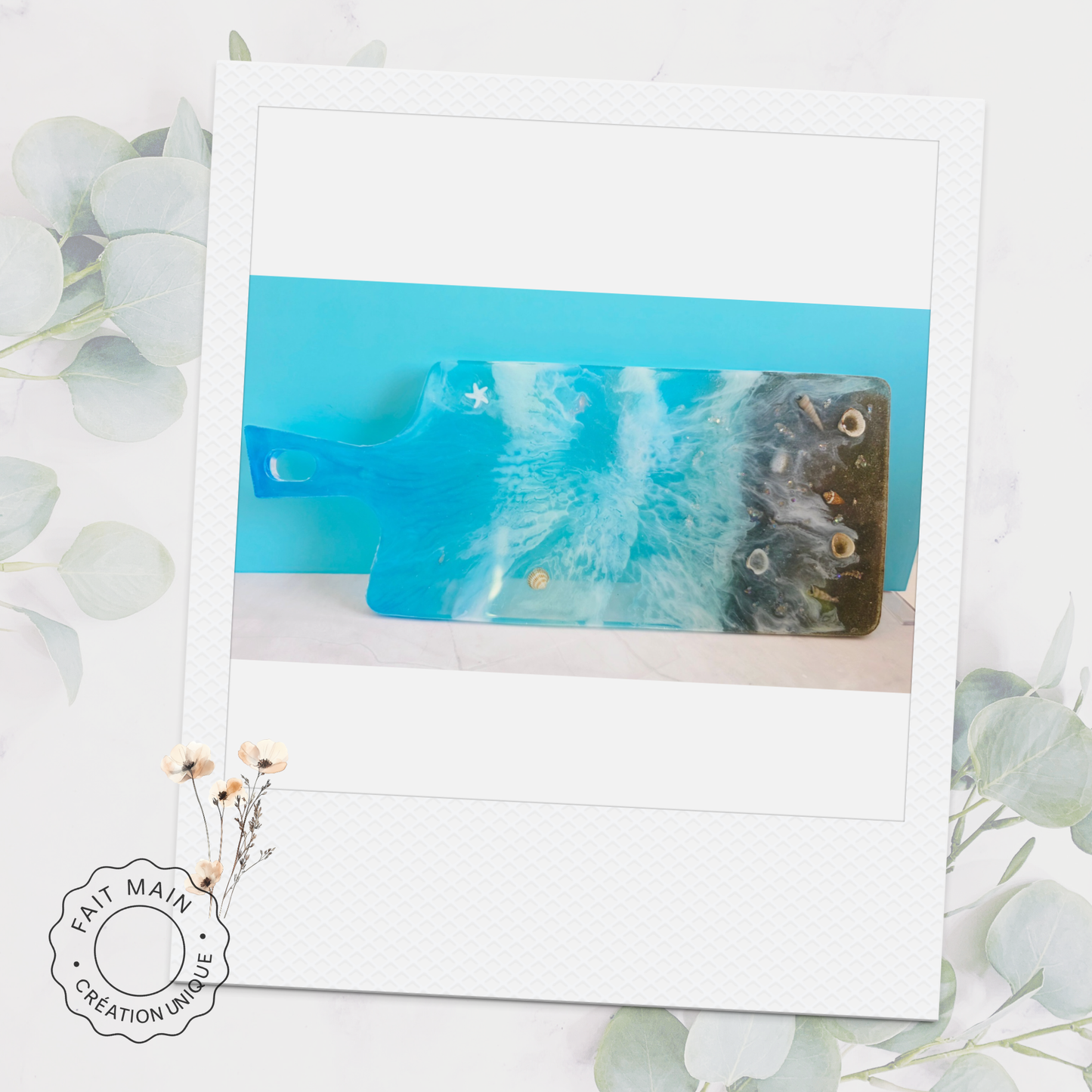 Planche à découper - plateau de service - Création unique