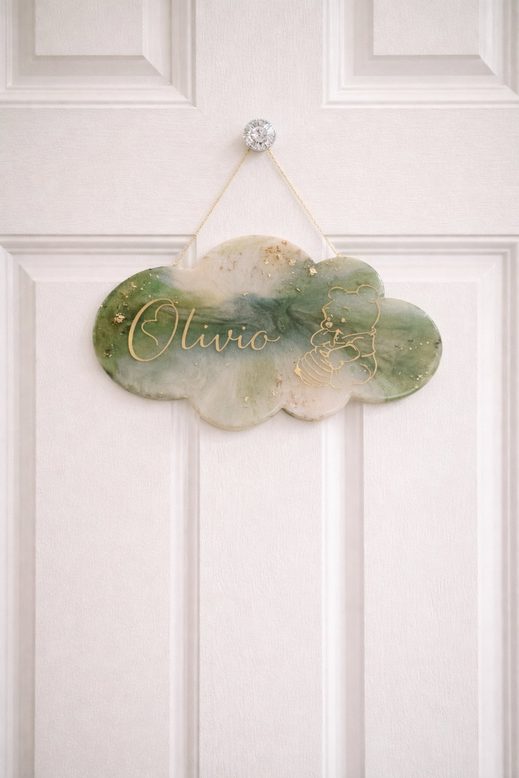 Plaque nuage décorative personnalisée