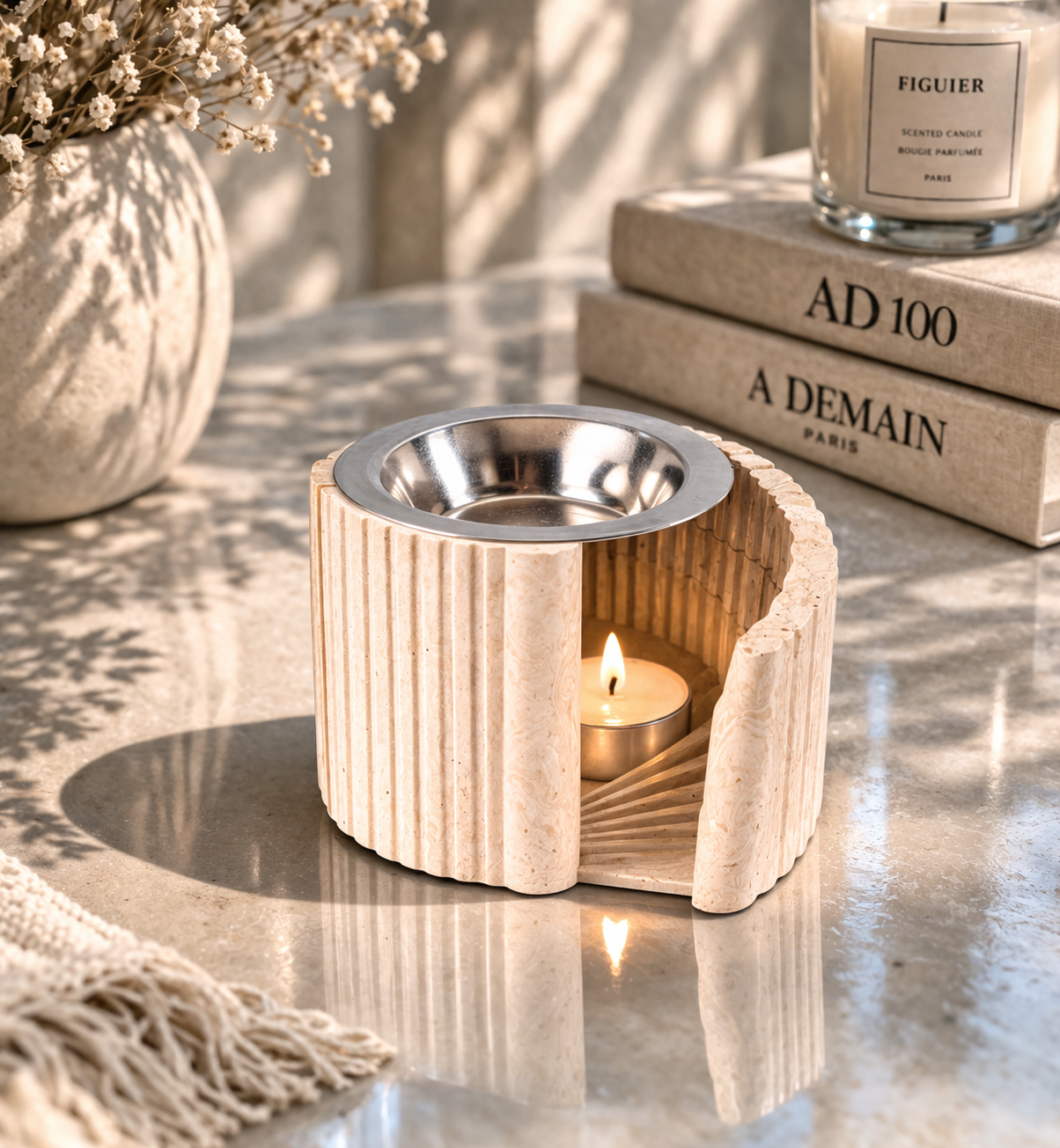 Brûleur de parfum artisanal – Élégance & bien-être fait main