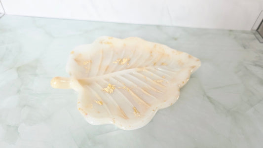 Vide-poche ou porte savon feuille multi-usages – Porte-savon & repose-bijoux