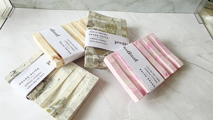 Porte-savon en composite minéral – Création artisanale unique