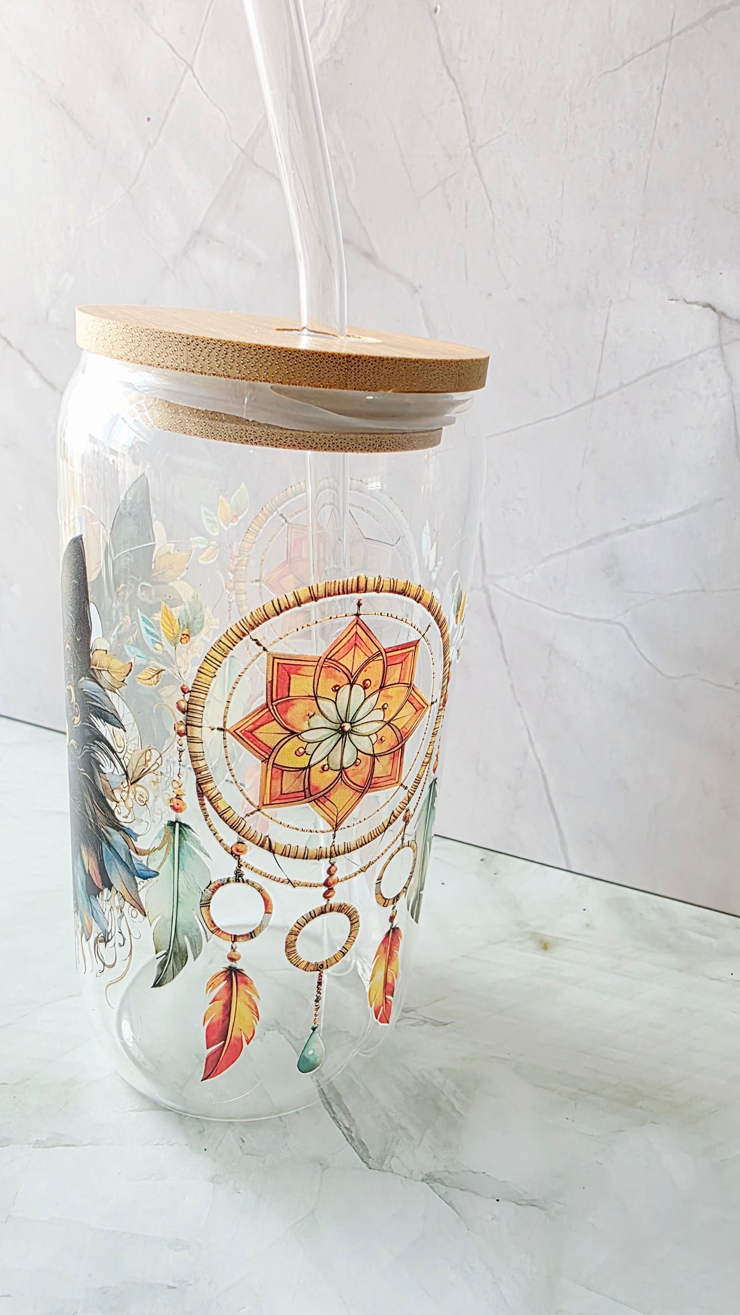 Verre mug + paille et boite cadeau