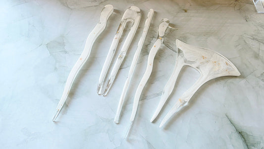 Barrette de cheveux fait main