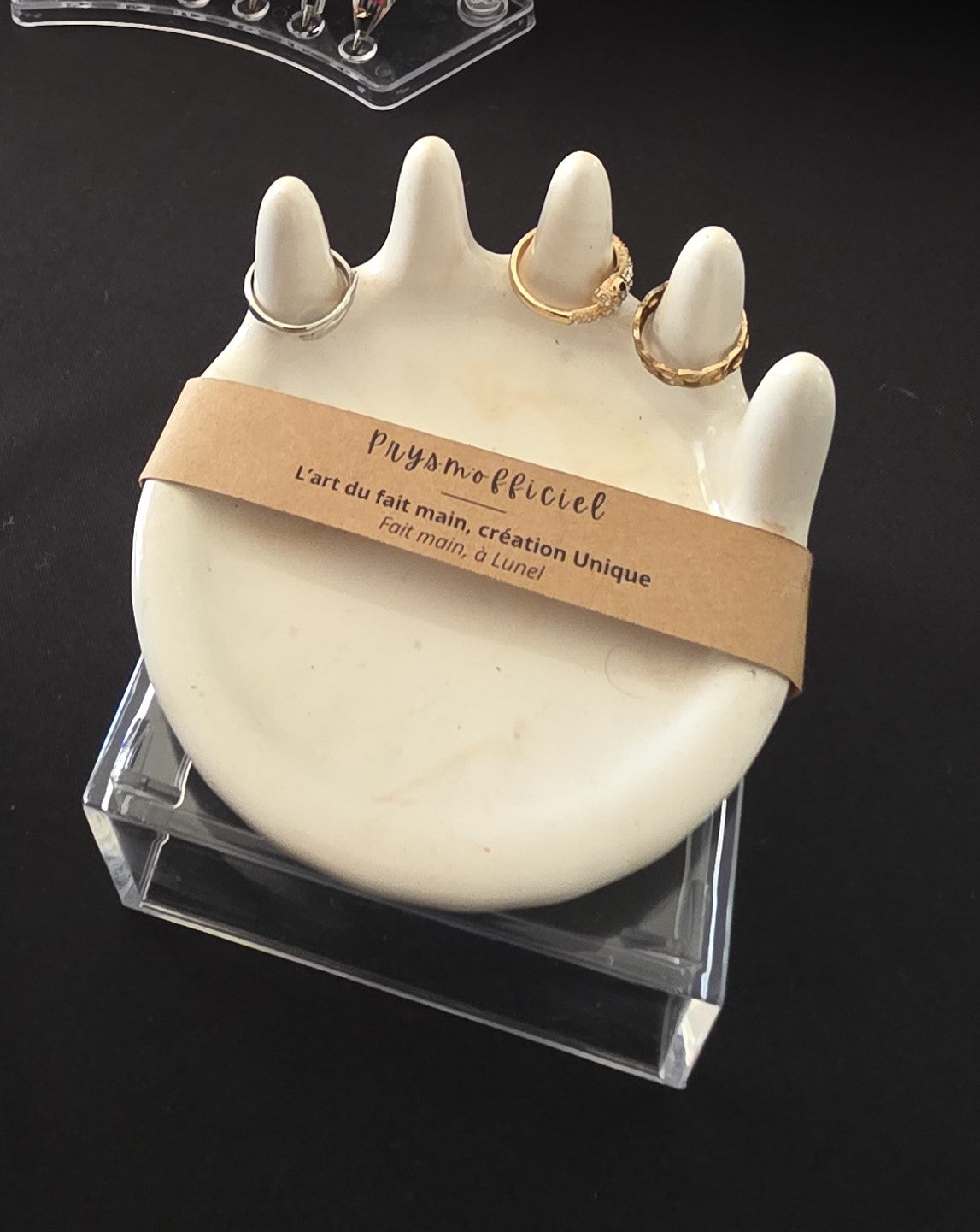 Support bijoux fait main – Forme de main artistique