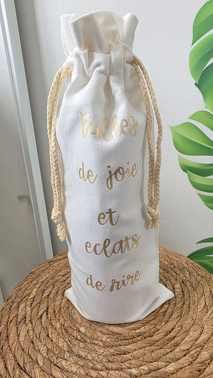 Sac à bouteille en toile