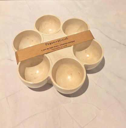 Support à œufs rond en résine  – Pratique & décoratif