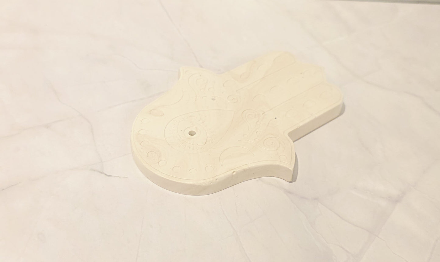 Porte-encens Main de Fatima – Résine ou composite, symbole de protection & d’élégance