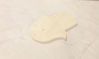 Porte-encens Main de Fatima – Résine ou composite, symbole de protection & d’élégance