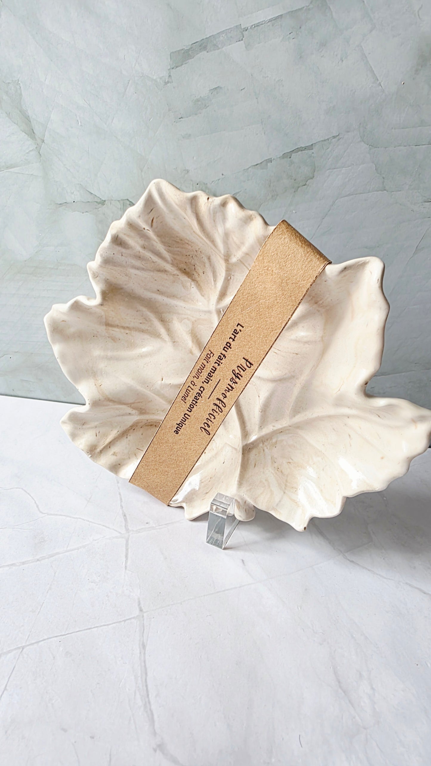 Vide-poche Feuille de chêne – Élégance naturelle & création artisanale