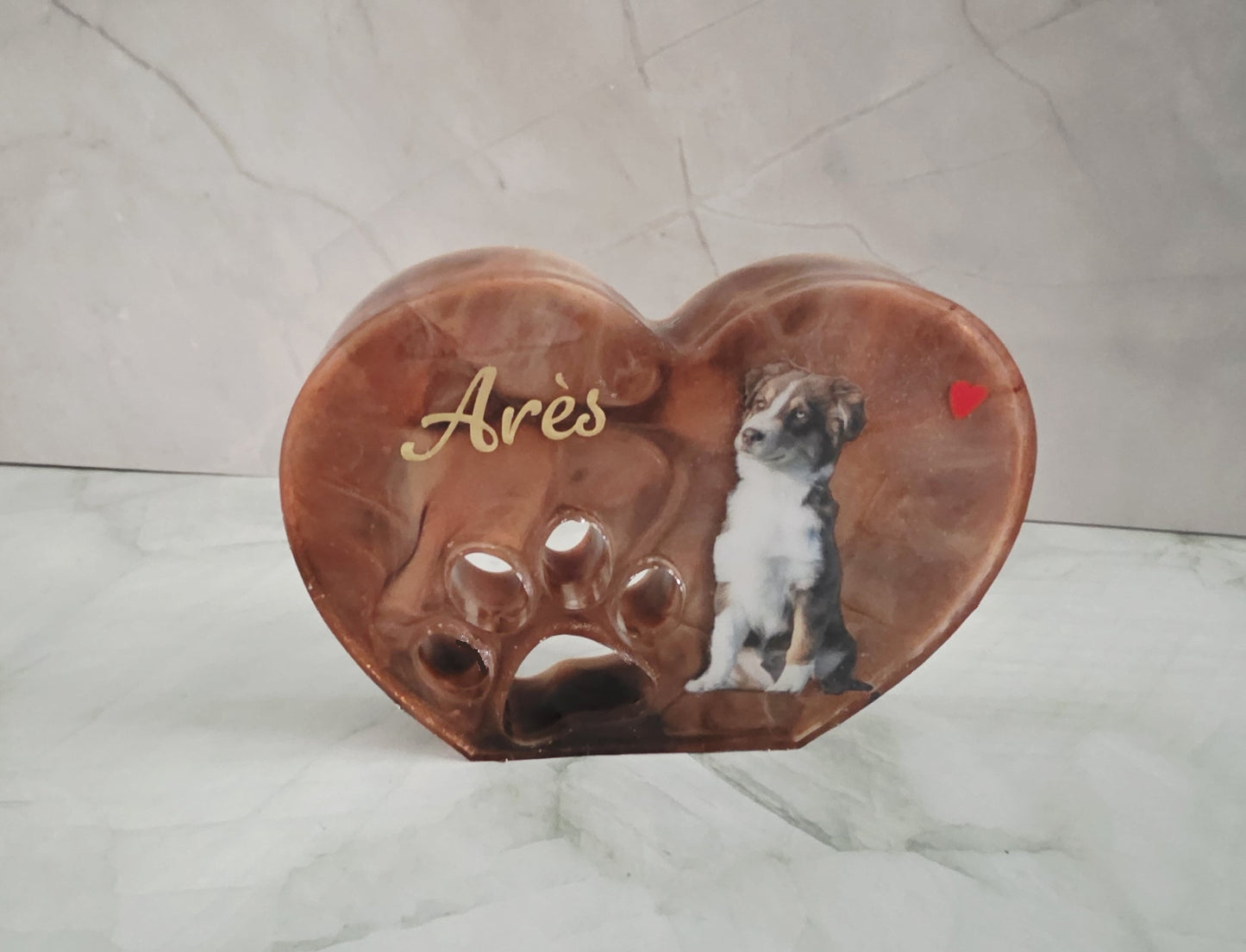 Cadre Empreinte Personnalisable pour Chien ou chat – Souvenir ou Décoration