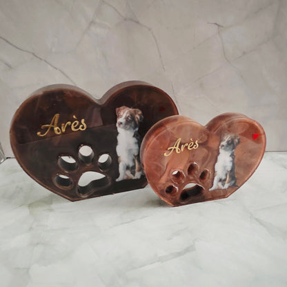 Cadre Empreinte Personnalisable pour Chien ou chat – Souvenir ou Décoration