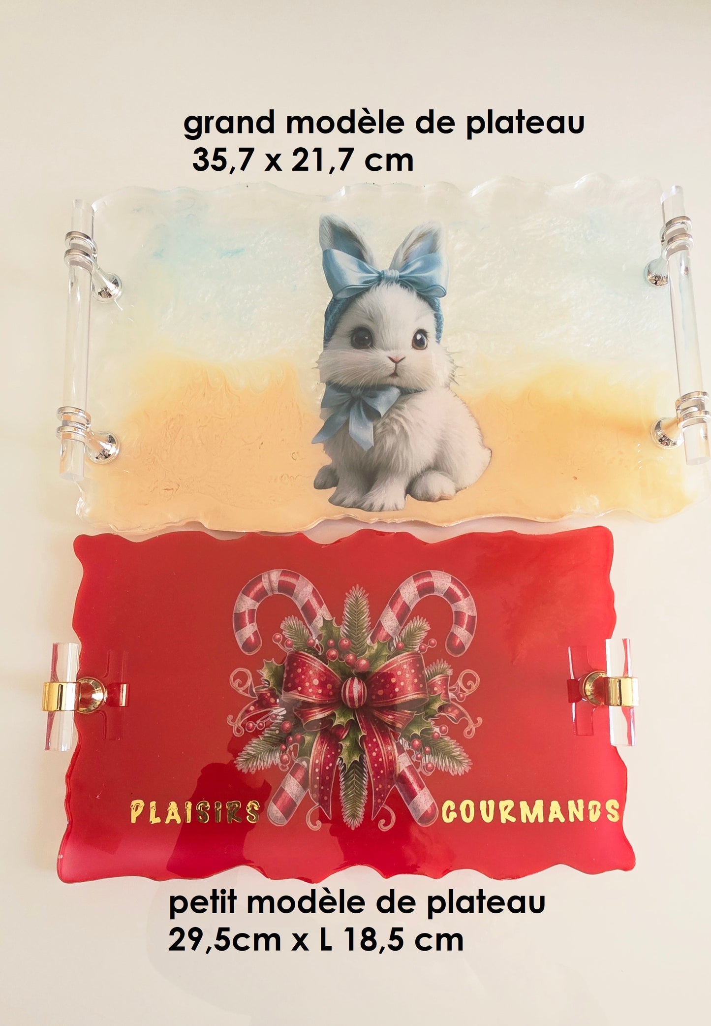 Plateaux 100 % personnalisable