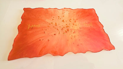 La magie de Noël - Plateau décoratif en résine