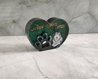 Cadre Empreinte Personnalisable pour Chien ou chat – Souvenir ou Décoration