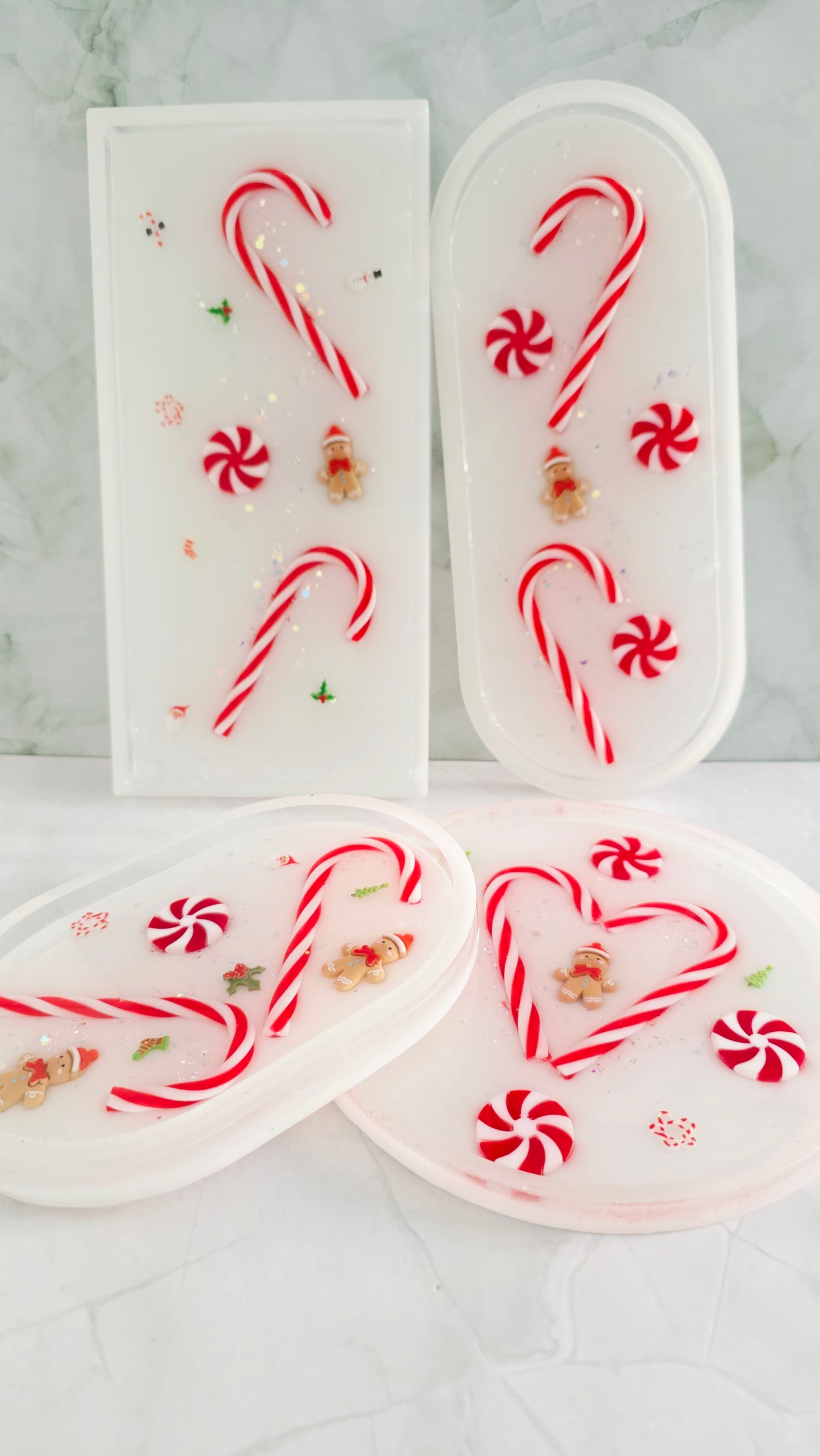 Plateaux décoratif spécial Noël en résine - Quantité limité