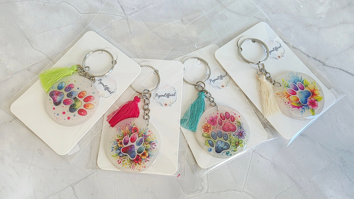 Porte clés  – collection empreinte animal de compagnie