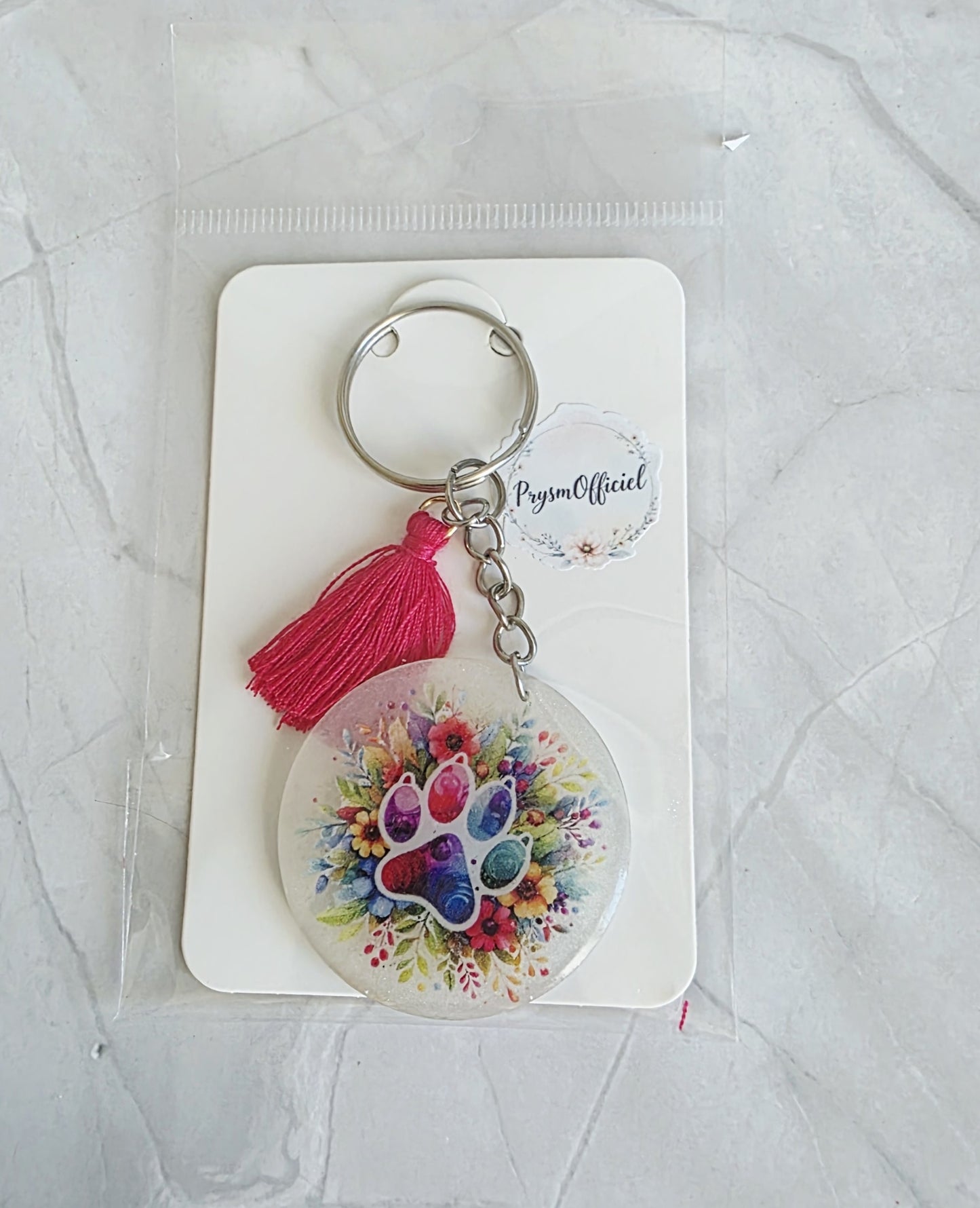 Porte clés  – collection empreinte animal de compagnie