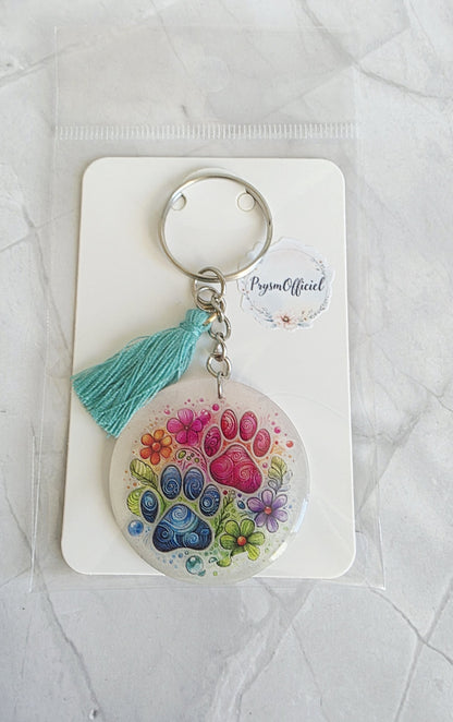 Porte clés  – collection empreinte animal de compagnie