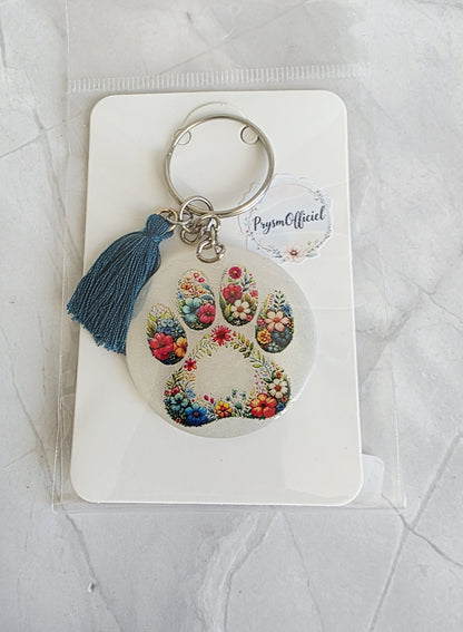 Porte clés  – collection empreinte animal de compagnie