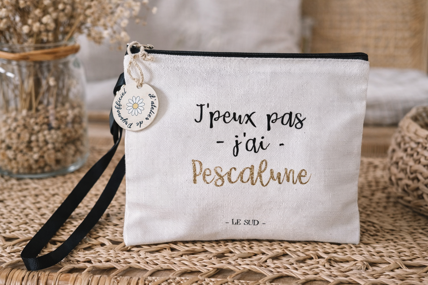 Pochette J'peux pas - j'ai Pescalune -  collection Camargue