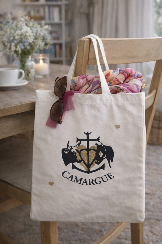 Sac shopping Camargue – Croix camarguaise – collection camargue