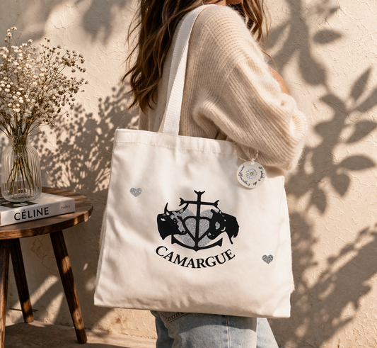 Sac shopping Camargue – Croix camarguaise – collection camargue