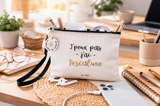 Pochette J'peux pas - j'ai Pescalune -  collection Camargue