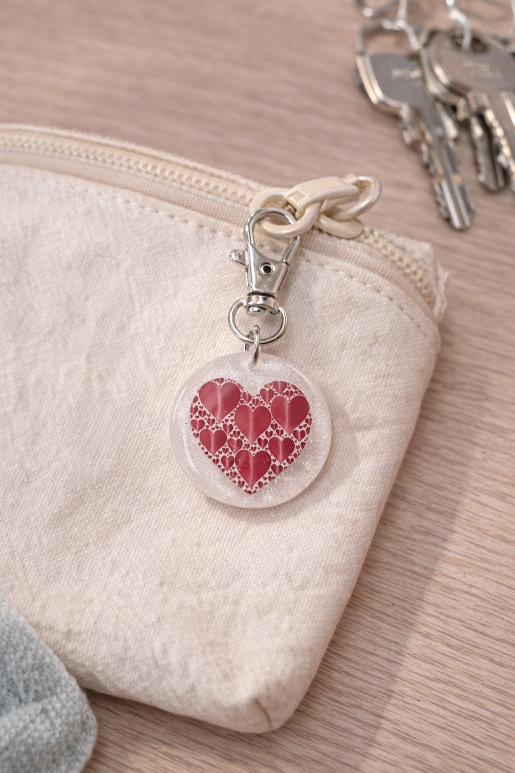Porte-clés cœur – petit format, grand effet