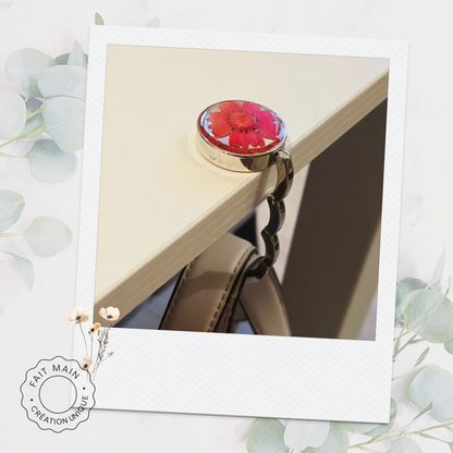 Bijou de sac fleuri - Porte-sac – Élégance & Praticité au quotidien