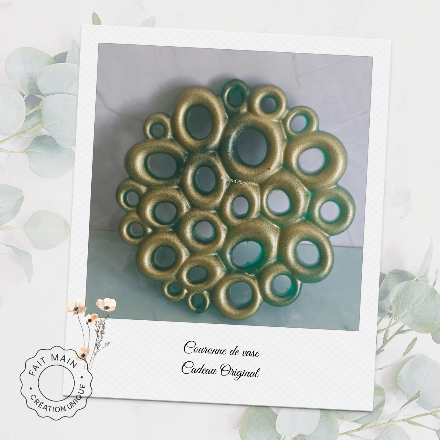 Couronne de vase pour maintenir vos bouquets –  Accessoire pratique & deco pour fleurs