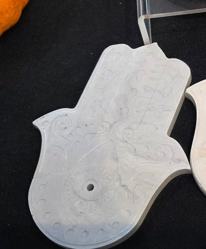 Porte-encens Main de Fatima – Résine ou composite, symbole de protection & d’élégance