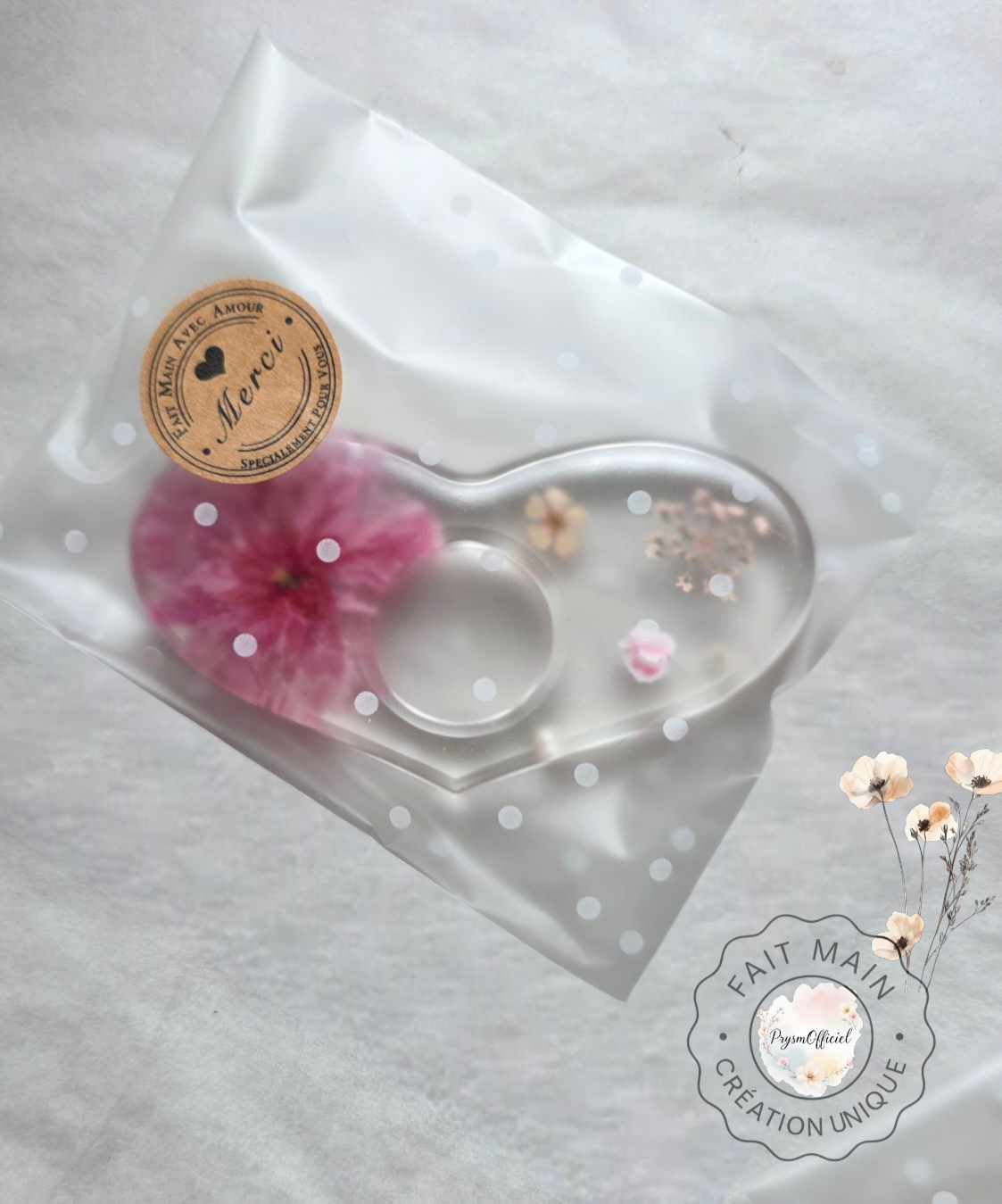 Ensemble bijoux lecture – Marque-page fleuri + Bague de lecture assortie