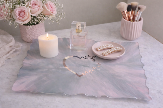 Plateau décoratif – Plateau de présentation – Création artisanale