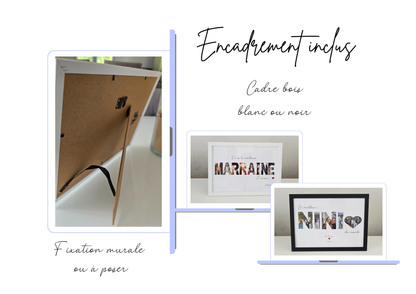 Cadre photo personnalisé - NOUS –