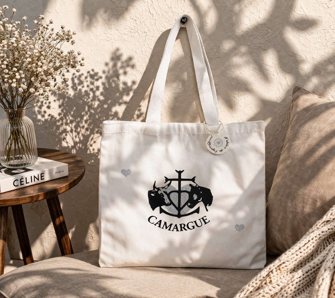 Sac shopping Camargue – Croix camarguaise – collection camargue
