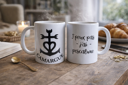 Mug Camargue – Collection Esprit Pescalune - croix camarguaise