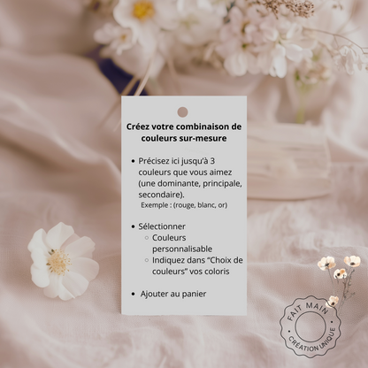 Plat décoratif effet fleur en résine – Multi-usages