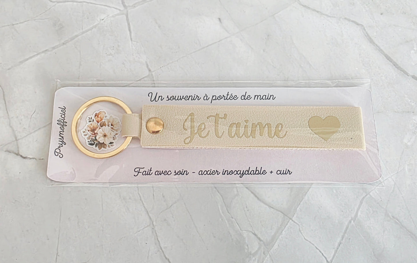 Porte-clés message personnalisé – Un souvenir à portée de main