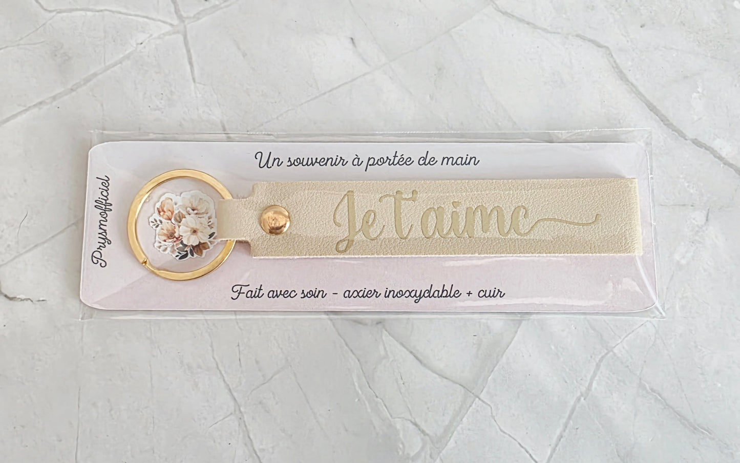 Porte-clés message personnalisé – Un souvenir à portée de main