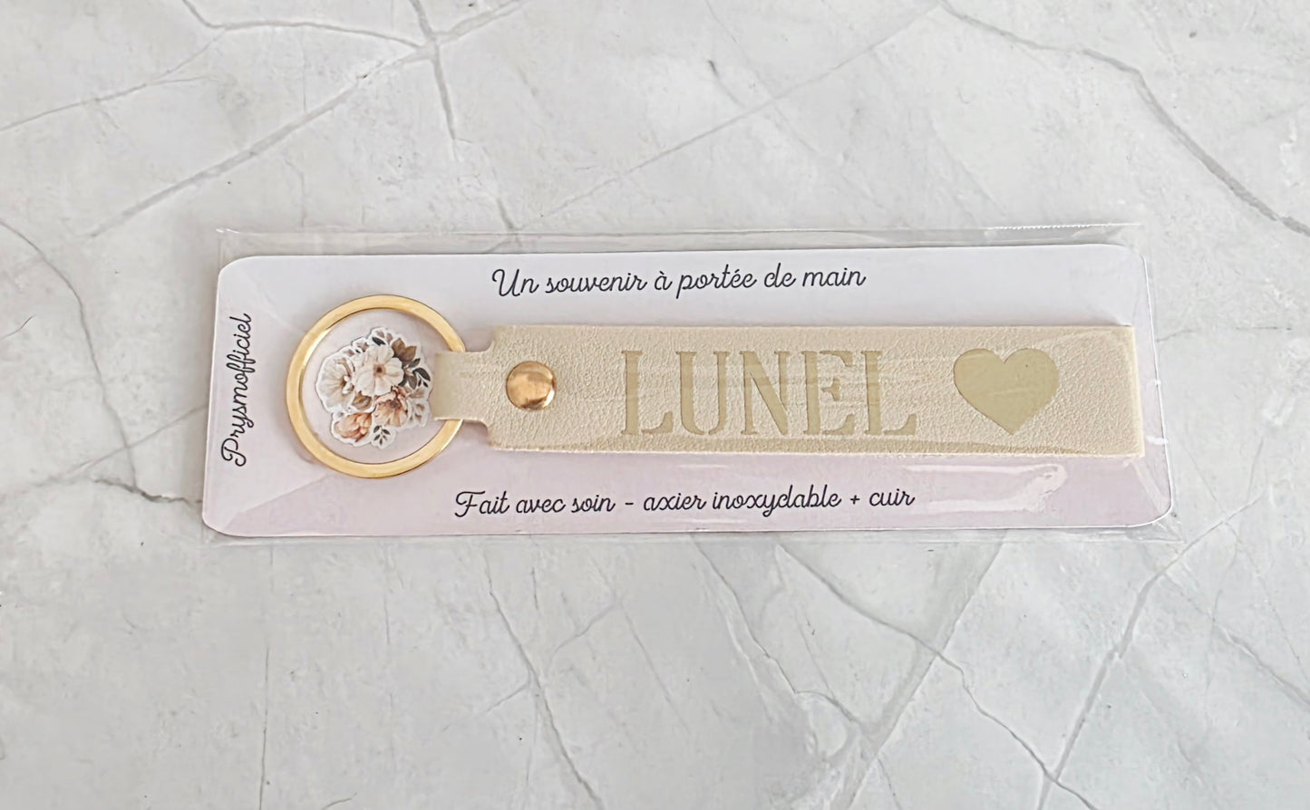 Porte-clés message personnalisé – Un souvenir à portée de main