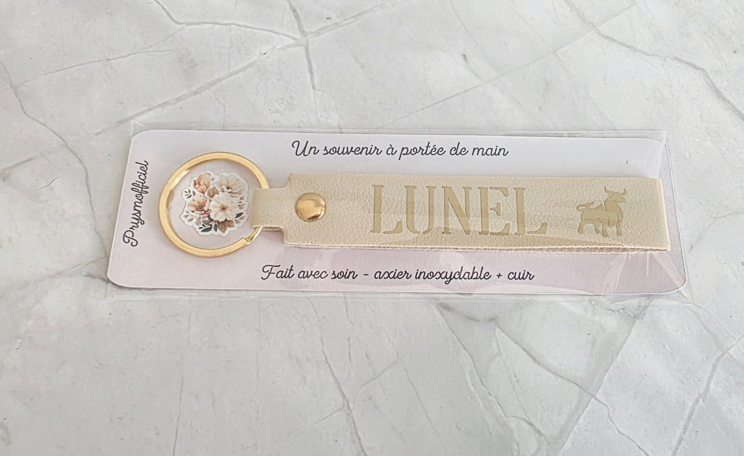 Porte-clés message personnalisé – Un souvenir à portée de main