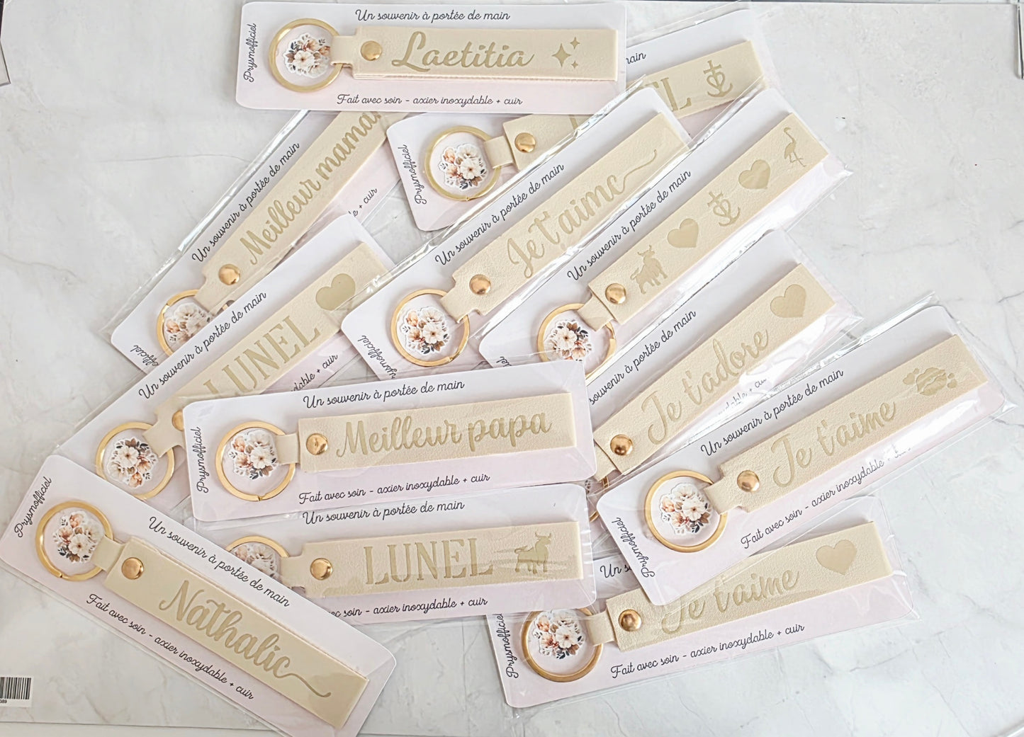 Porte-clés message personnalisé – Un souvenir à portée de main
